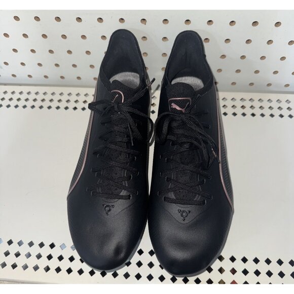 PUMA King Ultimate FG AG Mens Leather Soccer Cleats Size 8 Black Copper Rose main image 6